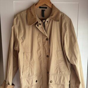 Lauren, Ralph Lauren Yellow Cotton-Blend Field Coat